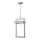 Z-Lite Luttrel 1 Light Outdoor Chain Mount Ceiling Fixture, Silver & Frosted 566CHB-SL-LED - alternate 1